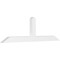Ekena Millwork Portland Architectural Grade PVC Gable Bracket, 96"W x 28"H x 4"D x 6"F, 7/12 Pitch GBP096X28X0406POR00 - alternate 1
